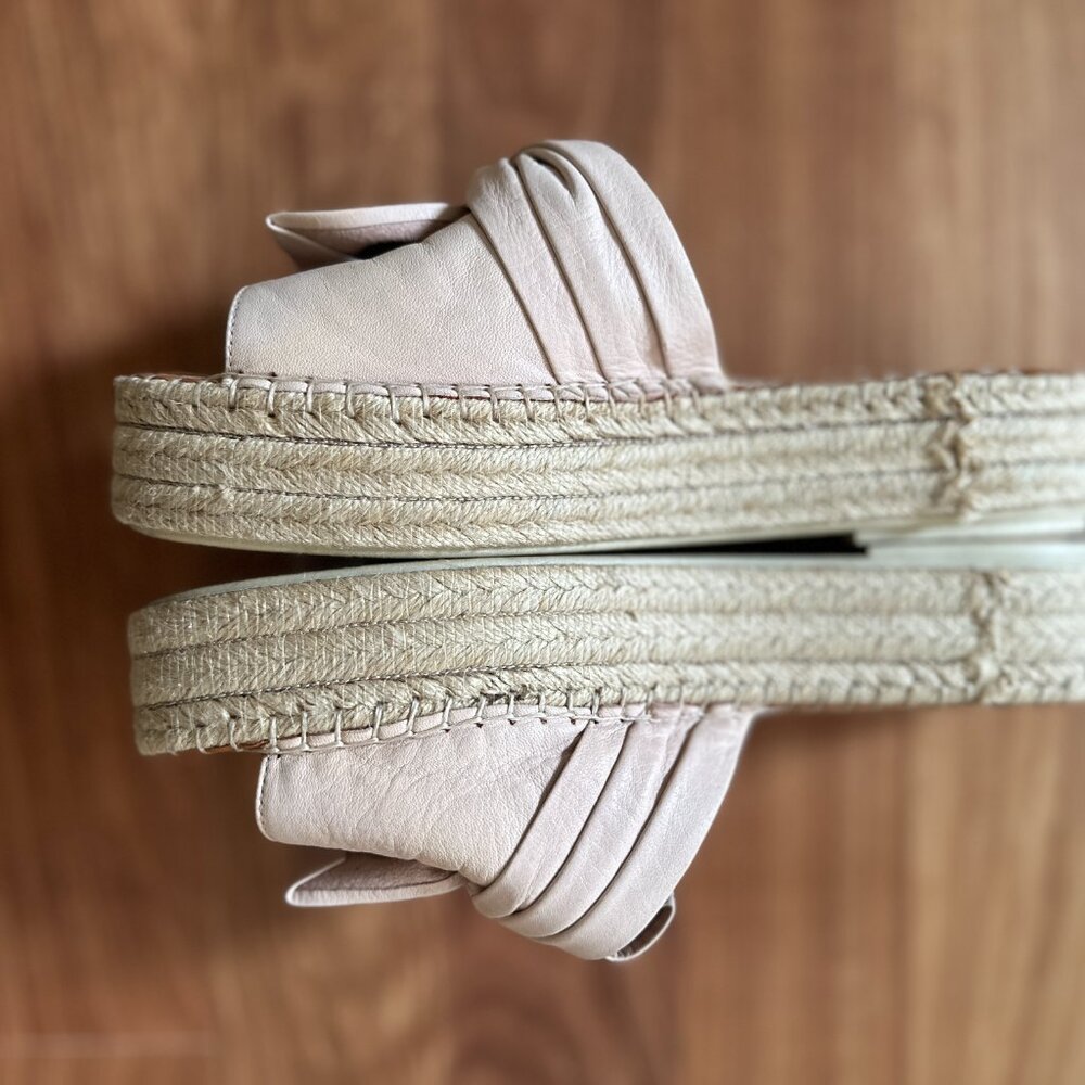 Bueno Blush Pink Espadrille Platform Sandals